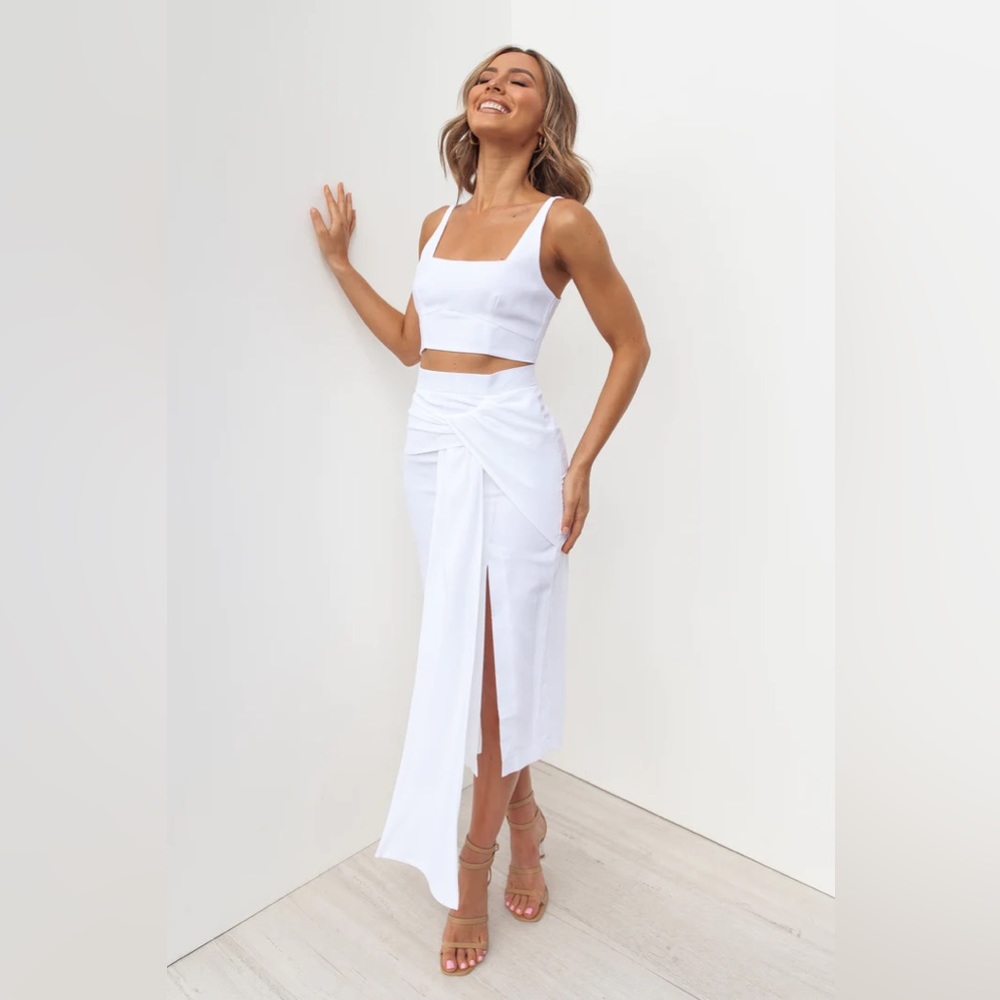 SNDYS ZANITA SET - WHITE from Petal and Pup - worn once size Small (US 4)